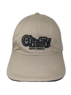 O'Reilly Auto Parts Embroidered Baseball Cap Beige OS Adjustable Cotton Hat